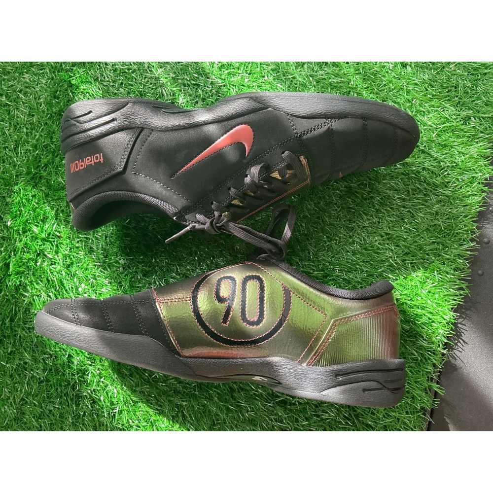 Nike Total90 III IC Indoor Soccer Shoes Black Metallic Bronze 308712-001 Mens 9